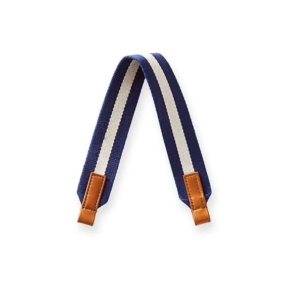 Camel Handbag With Navy-White Twill Shoulder Strap Set | 1 6 Camel Handbag With Navy-White Twill Shoulder Strap Set | 1 - Image 4