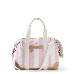 Canvas And Leather Weekender, Embroidered | 7 35 Canvas And Leather Weekender, Embroidered | 7 -Grocery Store canvas and leather weekender embroidered c 8