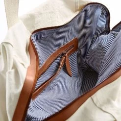 Canvas And Leather Weekender, Laser Engraved | 8 -Grocery Store canvas and leather weekender laser engraved c 3