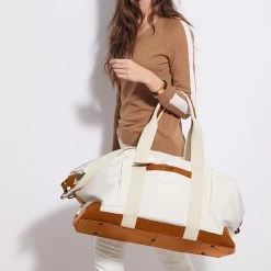 Canvas And Leather Weekender, Laser Engraved | 8 -Grocery Store canvas and leather weekender laser engraved c 4