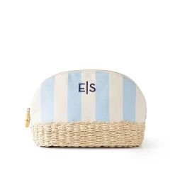 Canvas And Raffia Travel Cosmetic Case | 4 -Grocery Store canvas and raffia travel cosmetic case 1 c 1