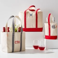 Canvas Double Wine Tote | 2