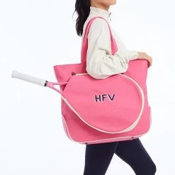 Canvas Tennis Tote | 2 -Grocery Store canvas tennis tote 2 c