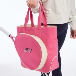 Canvas Tennis Tote | 2 -Grocery Store canvas tennis tote c 4