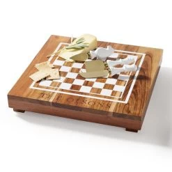 Chess Cheese Board And Knives Set  | 1