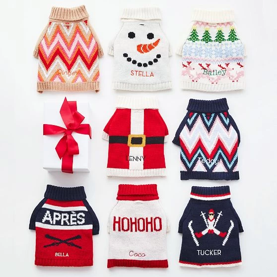 Chevron Knit Dog Sweater | 10 7 Chevron Knit Dog Sweater | 10 - Image 5