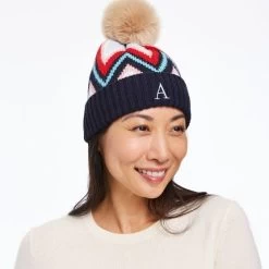 Chevron Pom Pom Hat | 2