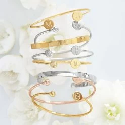 Sarah Chloe Double Elle Bangle | 4 -Grocery Store ciela personalized bracelet 1 c