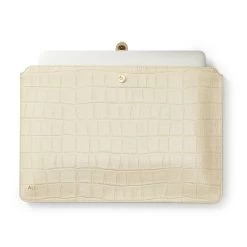 Classic Croc Leather Laptop Sleeve | 1