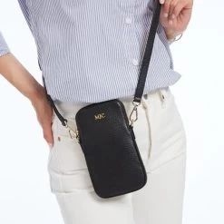Classic Leather Phone Crossbody Bag | 2