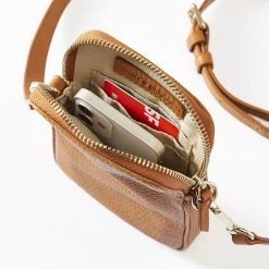 Classic Leather Phone Crossbody Bag | 2 -Grocery Store classic leather phone crossbody bag 2 c