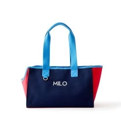 Color Block Canvas Dog Tote | 1 -Grocery Store color block canvas dog tote 2 c