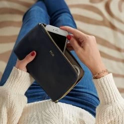 Commute Zipper Pouch, Foil Debossed | 4 19 Commute Zipper Pouch, Foil Debossed | 4 -Grocery Store commute zipper pouch foil debossed c 3