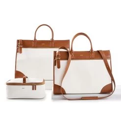 Concourse Vegan Leather 2-in-1 Cosmetics Case | 1 -Grocery Store concourse vegan leather 2 in 1 cosmetics case c 3