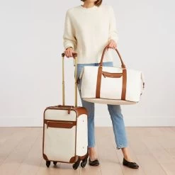 Concourse Vegan Leather Carry-On Luggage And Weekender Set | 3