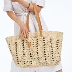 Crochet Straw Beach Tote | 2