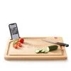Cutting Board With Phone Stand & Knife Sharpener | 1 -Grocery Store cutting board with phone stand knife sharpener c