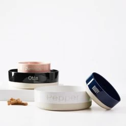 Dipped Ceramic Dog Bowl | 4