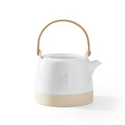 Dipped Ceramic Teapot | 1 -Grocery Store dipped ceramic teapot c 1