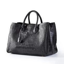 Elisabetta Croc Embossed Handbag | 3 -Grocery Store elisabetta croc embossed handbag c 4