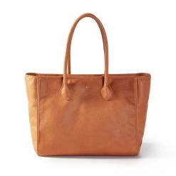 Grocery Store -Grocery Store elisabetta leather zip top tote c