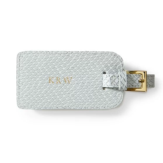 Embossed Leather Luggage Tag | 3 5 Embossed Leather Luggage Tag | 3 - Image 3