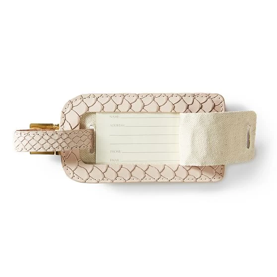 Embossed Leather Luggage Tag | 3 6 Embossed Leather Luggage Tag | 3 - Image 4