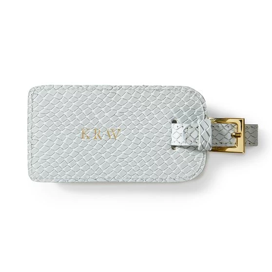 Embossed Leather Luggage Tag | 3 4 Embossed Leather Luggage Tag | 3 - Image 2