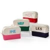 Embroidered Canvas Cosmetic Pouch | 4 -Grocery Store embroidered canvas cosmetic pouch 2 c