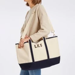 Embroidered Canvas Overnighter | 4 -Grocery Store embroidered canvas overnighter and pouch gift set c 7