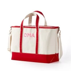 Embroidered Canvas Overnighter | 4 -Grocery Store embroidered canvas overnighter c 3