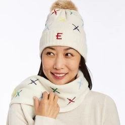 Embroidered Ski Scarf | 1 -Grocery Store embroidered ski scarf 1 c 1