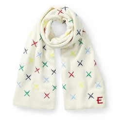 Embroidered Ski Scarf | 1 -Grocery Store embroidered ski scarf c 1