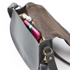 Suede Saddle Crossbody Bag | 2 -Grocery Store equestrian suede crossbody bag c