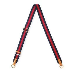 Camel Handbag With Navy-Red Crossbody Strap | 1 -Grocery Store essential camo canvas tote and crossbody straps set c 7