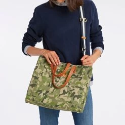 Essential Camo Canvas Tote | 2 -Grocery Store essential camo canvas tote c 3