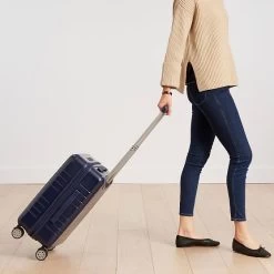 Essential Hardside Carry-On And Checked Luggage Set | 4 -Grocery Store essential hardside carry on and checked luggage set c 4