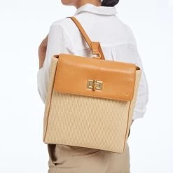 Essential Raffia Backpack | 1