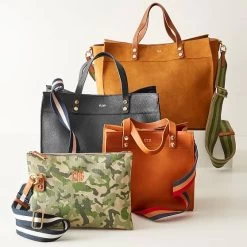Essential Camo Canvas Zipper Crossbody | 1 -Grocery Store essential suede tote c 6
