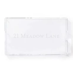 Etched Acrylic Serving Tray | 7 -Grocery Store etched acrylic serving tray 1 c 1