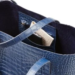 Everyday Italian Croc Embossed Tote | 2 -Grocery Store everyday italian croc embossed tote c 2