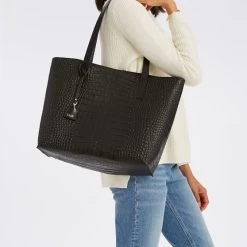 Everyday Italian Croc Embossed Tote | 2