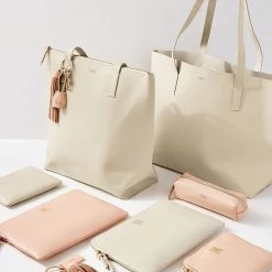 Everyday Italian Leather Zipper Pouch, Foil Debossed | 5 -Grocery Store everyday italian leather mini zipper pouch foil debossed c 6