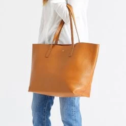 Everyday Italian Leather Tote & Pouch Gift Set | 1