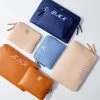 Everyday Italian Leather Zipper Pouch, Printed | 4