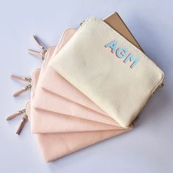 Everyday Italian Leather Zipper Pouch, Printed | 4 -Grocery Store everyday italian leather zipper pouch printed c 3