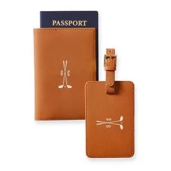 Fillmore Vegan Leather Luggage Tag And Passport Case, Printed | 8 -Grocery Store fillmore vegan leather luggage tag and passport case print c 4