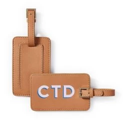 Fillmore Vegan Leather Luggage Tag, Printed | 8 -Grocery Store fillmore vegan leather luggage tag printed 1 c