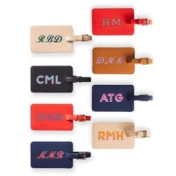 Fillmore Vegan Leather Luggage Tag, Printed | 8 -Grocery Store fillmore vegan leather luggage tag printed c 2