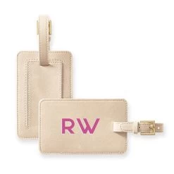 Fillmore Vegan Leather Luggage Tag, Printed | 8 -Grocery Store fillmore vegan leather luggage tag printed c 6